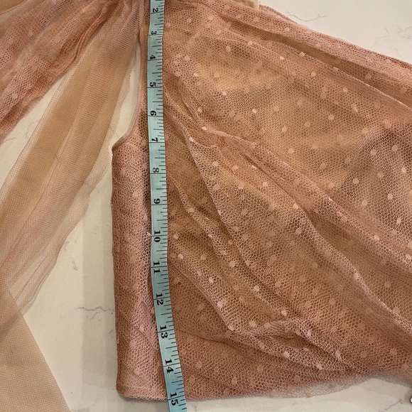 RED VALENTINO Cropped One Sleeve Tulle Swiss Dot Top. EU 44 or U.S. 8 NWT. $657! - Picture 8 of 10